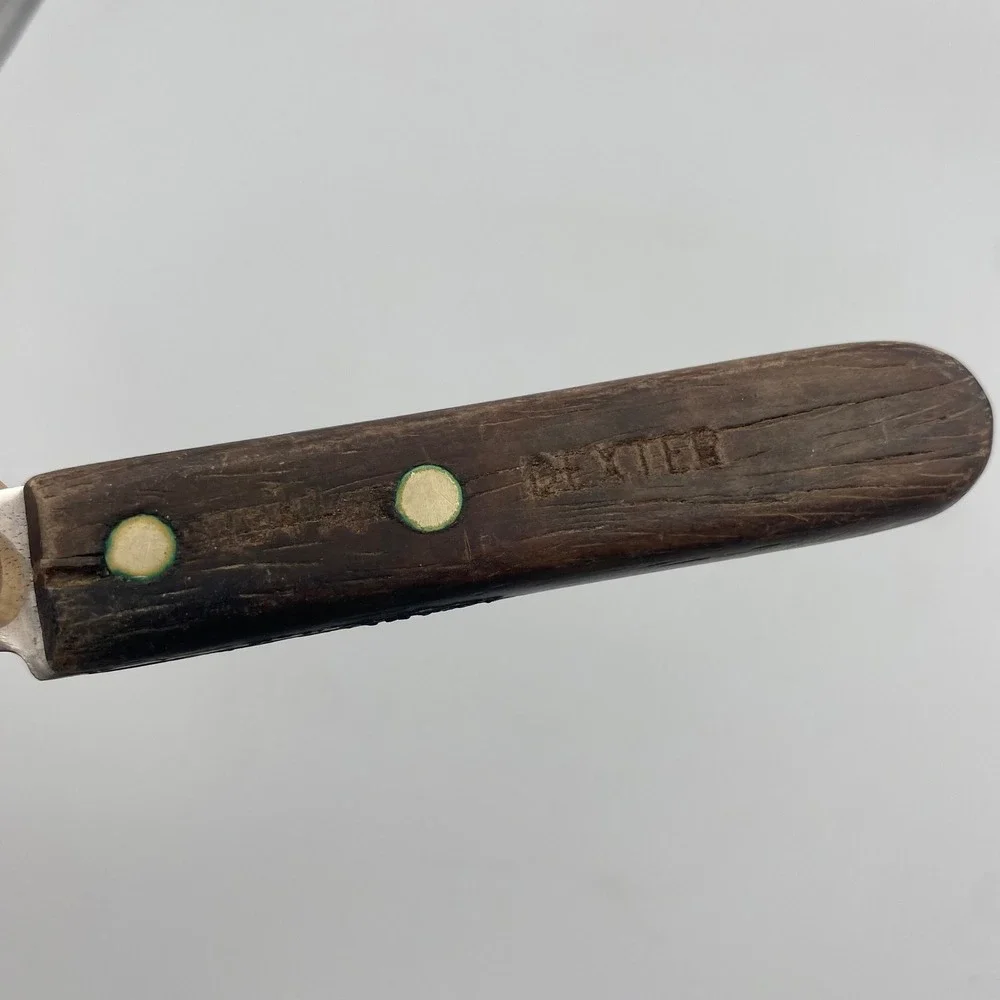Vintage Dexter Southbridge Mass Super Stainless Paring Knife‎ Wood Handle 6.75
